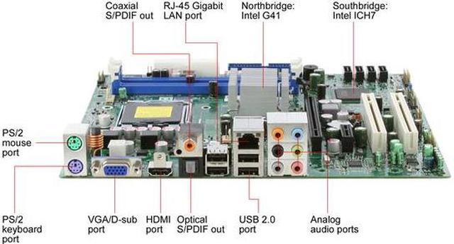 Alt view image 8 of 11 - SUPERMICRO C2G41 LGA 775 Intel G41 HDMI Micro ATX Intel Motherboard with TPM 1.2