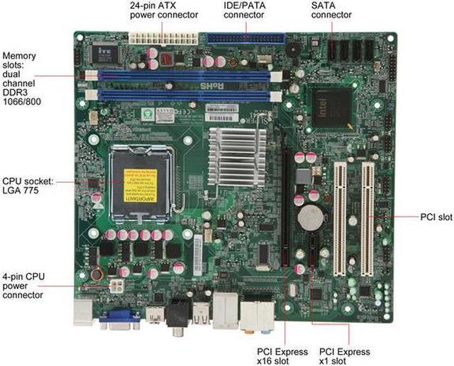 Alt view image 9 of 11 - SUPERMICRO C2G41 LGA 775 Intel G41 HDMI Micro ATX Intel Motherboard with TPM 1.2