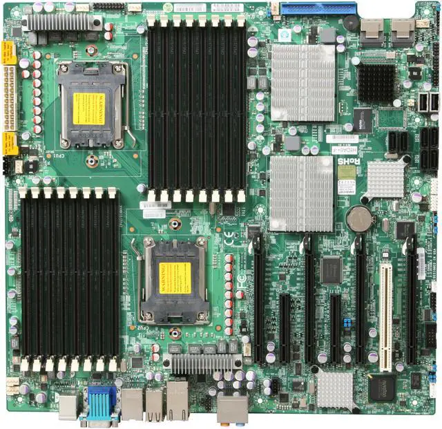 Alt view image 3 of 5 - SUPERMICRO MBD-H8DA6+-F-O Dual 1207(F) AMD SR5690 Extended ATX Dual 6-Core / Quad-Core AMD Opteron 2000 Series Server Motherboard