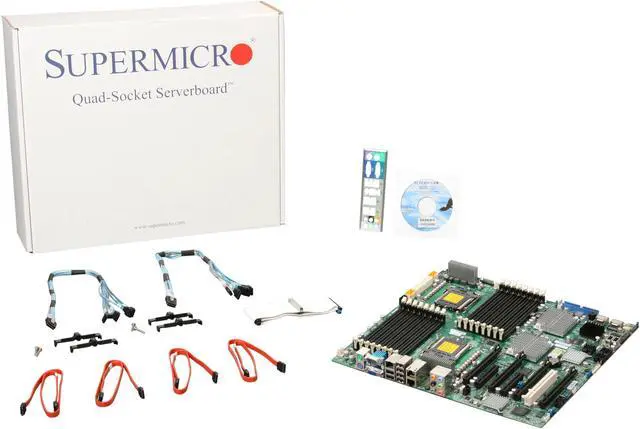 Alt view image 5 of 5 - SUPERMICRO MBD-H8DA6+-F-O Dual 1207(F) AMD SR5690 Extended ATX Dual 6-Core / Quad-Core AMD Opteron 2000 Series Server Motherboard