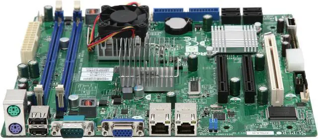 Alt view image 2 of 5 - SUPERMICRO MBD-X7SLA-H-O Flex ATX Server Motherboard PBGA437 Intel 945GC DDR2 667