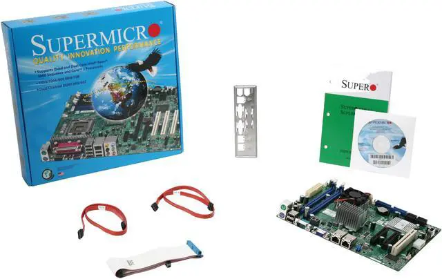 Alt view image 5 of 5 - SUPERMICRO MBD-X7SLA-H-O Flex ATX Server Motherboard PBGA437 Intel 945GC DDR2 667