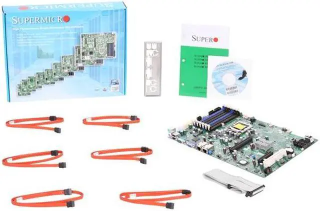 Alt view image 5 of 5 - SUPERMICRO MBD-X8SIE-O LGA 1156 Intel 3420 ATX Intel Xeon X3400/L3400 series Server Motherboard