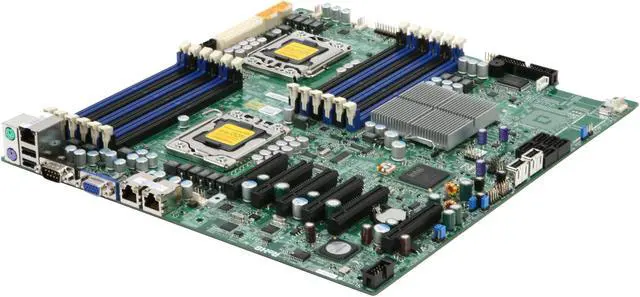 Main image of SUPERMICRO MBD-X8DTE-F-O Dual LGA 1366 Intel 5520 Extended ATX Dual Intel Xeon 5500/5600 Series Server Motherboard