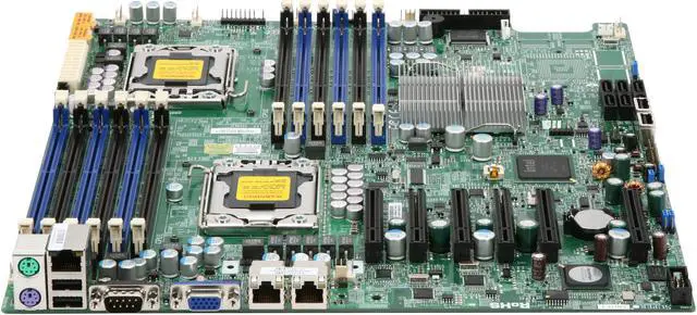 Alt view image 2 of 5 - SUPERMICRO MBD-X8DTE-F-O Dual LGA 1366 Intel 5520 Extended ATX Dual Intel Xeon 5500/5600 Series Server Motherboard