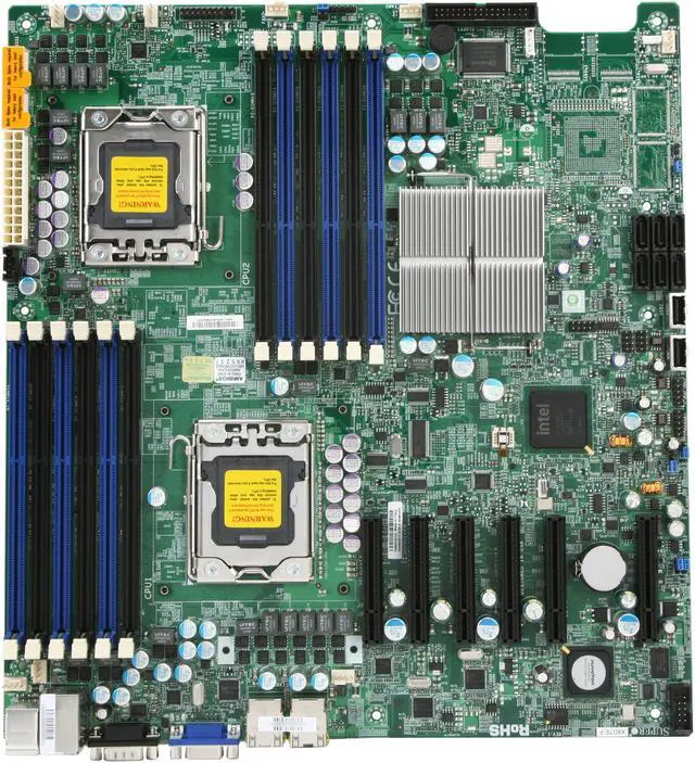 Alt view image 3 of 5 - SUPERMICRO MBD-X8DTE-F-O Dual LGA 1366 Intel 5520 Extended ATX Dual Intel Xeon 5500/5600 Series Server Motherboard
