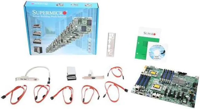 Alt view image 5 of 5 - SUPERMICRO MBD-X8DTE-F-O Dual LGA 1366 Intel 5520 Extended ATX Dual Intel Xeon 5500/5600 Series Server Motherboard