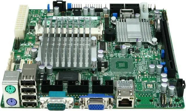 Alt view image 2 of 5 - SUPERMICRO MBD-X7SPA-L-O Mini ITX Server Motherboard DDR2 667