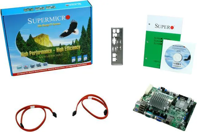 Alt view image 5 of 5 - SUPERMICRO MBD-X7SPA-L-O Mini ITX Server Motherboard DDR2 667