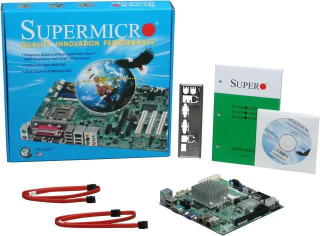 Alt view image 5 of 5 - SUPERMICRO MBD-X7SPA-H-O Mini ITX Server Motherboard DDR2 667