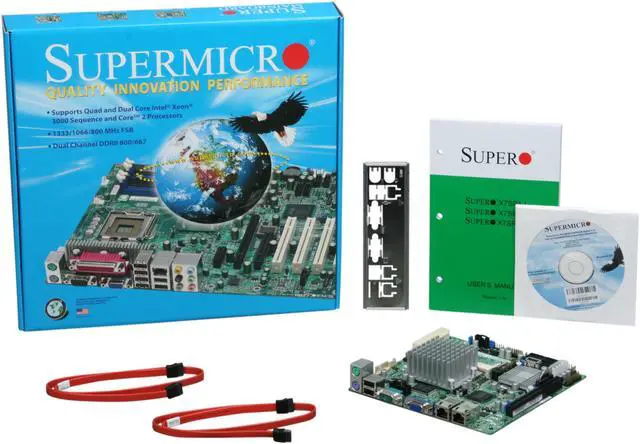 Alt view image 5 of 5 - SUPERMICRO MBD-X7SPA-HF-O Mini ITX Server Motherboard DDR2 667