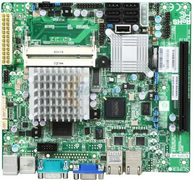 Alt view image 3 of 5 - SUPERMICRO MBD-X7SPE-HF-O Flex ATX Server Motherboard DDR2 667