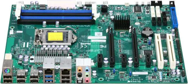 Alt view image 2 of 5 - SUPERMICRO MBD-C7P67-O LGA 1155 Intel P67 USB 3.0 ATX Intel Motherboard