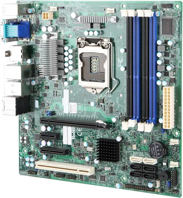 Alt view image 2 of 6 - SUPERMICRO MBD-C7Q67-O LGA 1155 Intel Q67 HDMI SATA 6Gb/s USB 3.0 Micro ATX Intel Motherboard