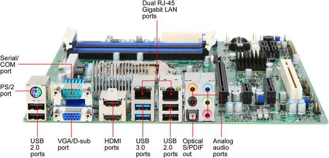 Alt view image 5 of 6 - SUPERMICRO MBD-C7Q67-O LGA 1155 Intel Q67 HDMI SATA 6Gb/s USB 3.0 Micro ATX Intel Motherboard