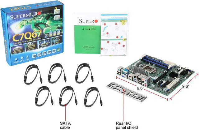 Alt view image 6 of 6 - SUPERMICRO MBD-C7Q67-O LGA 1155 Intel Q67 HDMI SATA 6Gb/s USB 3.0 Micro ATX Intel Motherboard