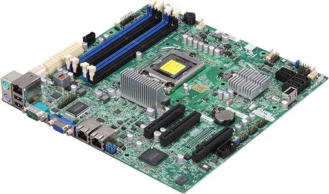 Main image of SUPERMICRO MBD-X9SCL-F-O LGA 1155 Intel C202 Micro ATX Intel Xeon E3 Server Motherboard