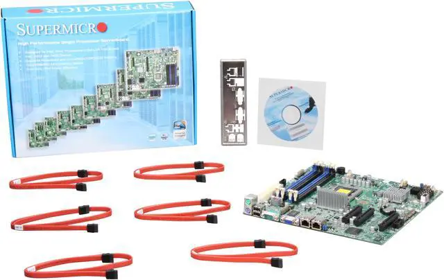 Alt view image 5 of 5 - SUPERMICRO MBD-X9SCL-O LGA 1155 Intel C202 Micro ATX Intel Xeon E3 Server Motherboard