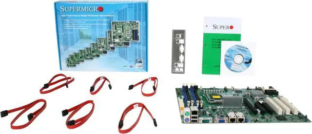 Alt view image 5 of 5 - SUPERMICRO MBD-X9SCA-F-O LGA 1155 Intel C204 ATX Intel Xeon E3 Server Motherboard