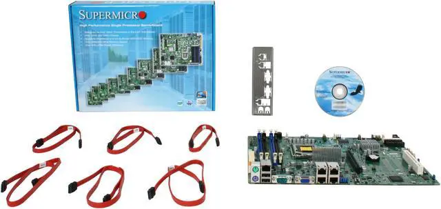 Alt view image 5 of 5 - SUPERMICRO MBD-X9SCI-LN4F-O LGA 1155 Intel C204 ATX Intel Xeon E3 Server Motherboard