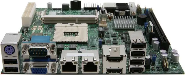 Alt view image 2 of 5 - SUPERMICRO MBD-X9SCV-Q-O Mini ITX Server Motherboard Socket G2 Intel QM67 DDR3 1333 SODIMM