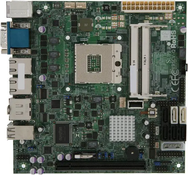 Alt view image 3 of 5 - SUPERMICRO MBD-X9SCV-Q-O Mini ITX Server Motherboard Socket G2 Intel QM67 DDR3 1333 SODIMM