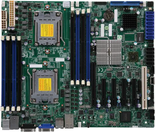 Alt view image 3 of 5 - SUPERMICRO MBD-H8DCL-6F-O ATX Server Motherboard Dual Socket C32 AMD SR5690 DDR3 1600/1333/1066