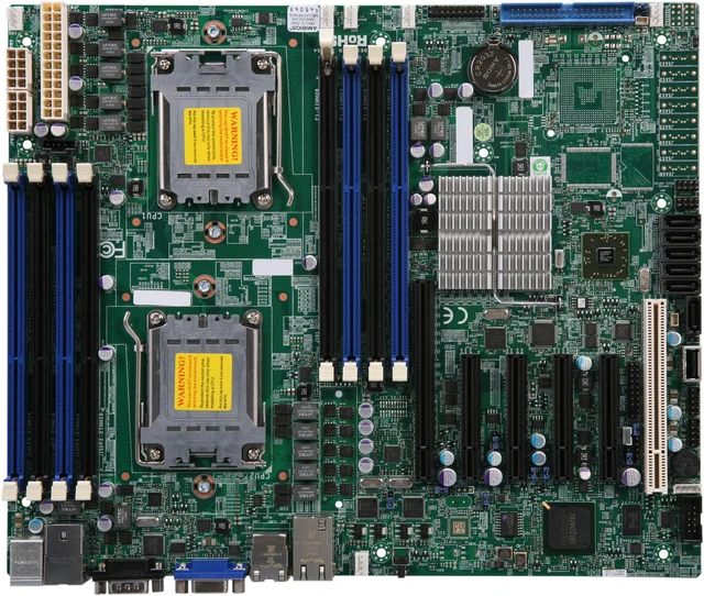 Alt view image 3 of 5 - SUPERMICRO MBD-H8DCL-IF-O ATX Server Motherboard Dual 1207-pin Socket C32 AMD SR5690 DDR3 1600/1333/1066