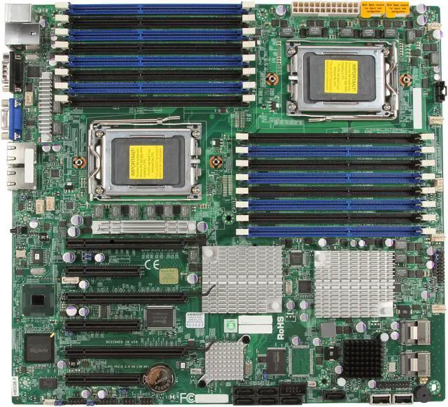 Alt view image 3 of 5 - SUPERMICRO MBD-H8DG6-F-O E-ATX Form Server Motherboard Dual 1944-pin Socket G34 2 x AMD SR5690 DDR3 1600/1333/1066