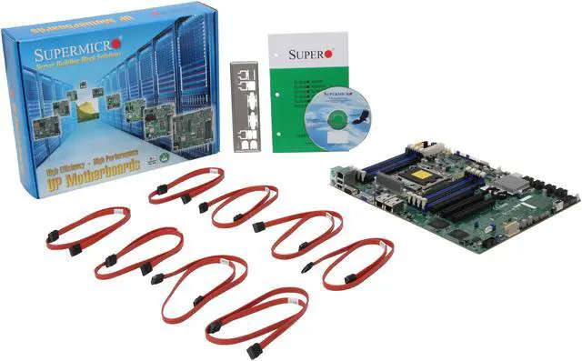 Alt view image 5 of 5 - SUPERMICRO X9SRI-3F ATX Server Motherboard LGA 2011 DDR3 1600