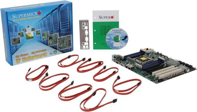 Alt view image 5 of 5 - SUPERMICRO X9SRE-3F ATX Server Motherboard LGA 2011 DDR3 1600/1333/1066