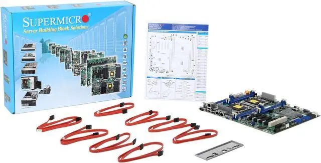 Alt view image 5 of 5 - SUPERMICRO MBD-X9DRL-3F-O ATX Server Motherboard Dual LGA 2011 DDR3 1600