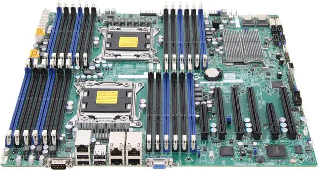 Alt view image 2 of 5 - SUPERMICRO MBD-X9DR3-LN4F+-O Enhanced Extended ATX Server Motherboard Dual LGA 2011 DDR3 1600/1333/1066/800