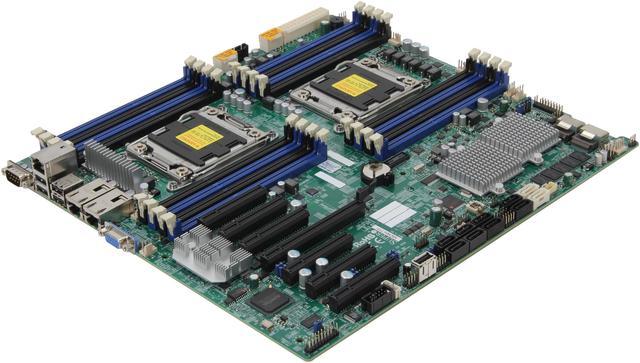 SUPERMICRO MBD-X9DRH-7TF-O Extended ATX Server Motherboard Dual LGA 2011  DDR3 1600/1333/1066/800