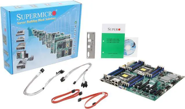 Alt view image 5 of 5 - SUPERMICRO MBD-X9DR7-LN4F-O Extended ATX Server Motherboard Dual LGA 2011 DDR3 1600/1333/1066/800