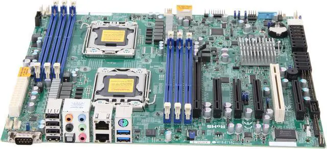 Alt view image 2 of 5 - SUPERMICRO MBD-X9DAL-3-O Server Motherboard Dual LGA 1356 (Socket B2) DDR3 1600