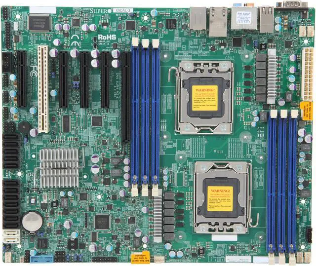 Alt view image 3 of 5 - SUPERMICRO MBD-X9DAL-3-O Server Motherboard Dual LGA 1356 (Socket B2) DDR3 1600