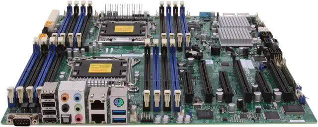 Alt view image 2 of 5 - SUPERMICRO MBD-X9DA7-O Extended ATX Server Motherboard Dual LGA 2011 DDR3 1600/1333/1066/800