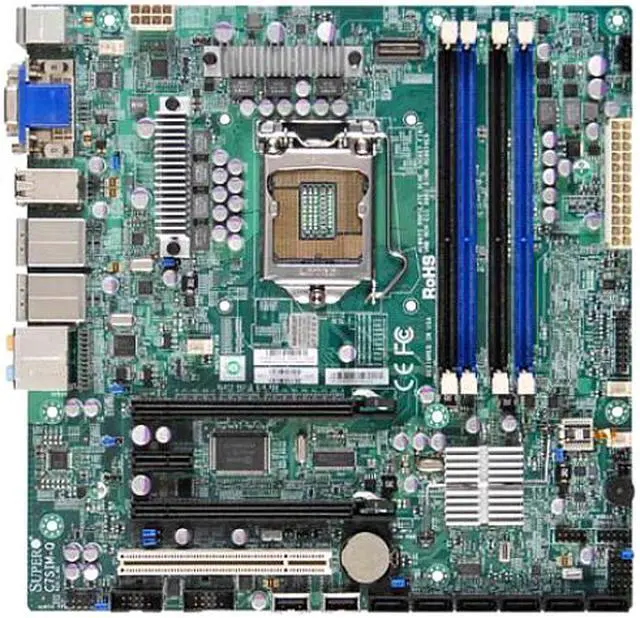 Main image of Supermicro Server Board Server Motherboard - Intel Q57 Express Chipset - Socket H LGA-1156