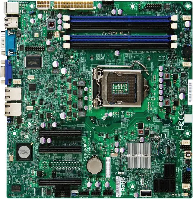Main image of Supermicro X9SCL-F Desktop Motherboard - Intel C202 Chipset - Socket H2 LGA-1155 - Bulk Pack