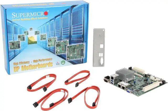 Alt view image 5 of 5 - SUPERMICRO MBD-X9SBAA-F-O Mini ITX Server Motherboard FCBGA1283 DDR3 1333/1066/800