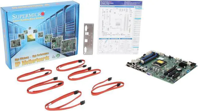 Alt view image 5 of 5 - SUPERMICRO MBD-X10SLL-F-O uATX Server Motherboard LGA 1150 DDR3 1600