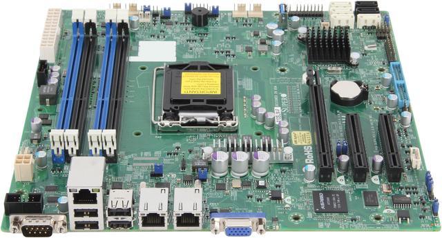 SUPERMICRO MBD-X10SLM-F-O uATX Server Motherboard - Newegg.com