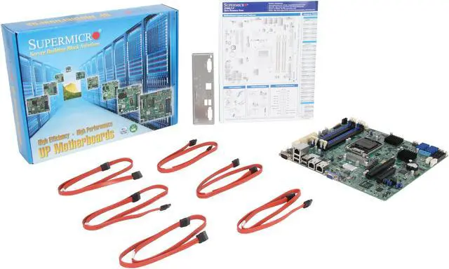 Alt view image 5 of 5 - SUPERMICRO MBD-X10SL7-F-O Micro ATX Server Motherboard LGA 1150 Intel C222 DDR3 1600