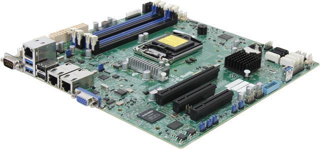 SUPERMICRO MBD-X10SLM+-F-O uATX Server Motherboard LGA 1150 Intel C224 DDR3  1600