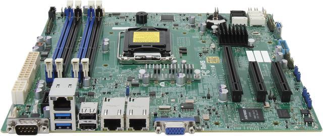 SUPERMICRO MBD-X10SLM+-F-O uATX Server Motherboard LGA 1150 Intel C224 DDR3  1600