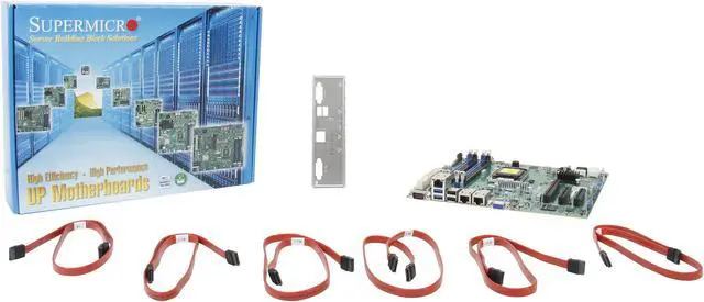 Alt view image 5 of 5 - SUPERMICRO MBD-X10SLM+-F-O uATX Server Motherboard LGA 1150 Intel C224 DDR3 1600