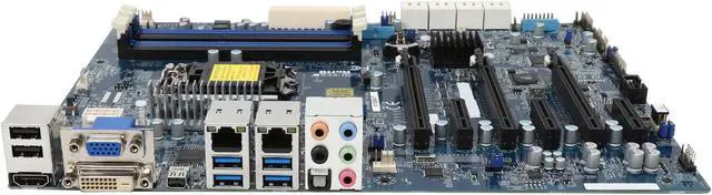 Alt view image 3 of 5 - SUPERMICRO MBD-X10SAT-O ATX Server Motherboard LGA 1150 DDR3 1600/1333/1066