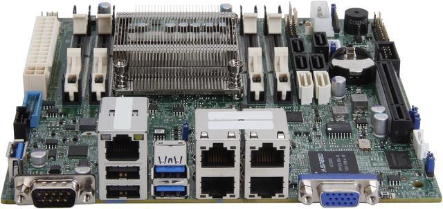 SUPERMICRO MBD-A1SAi-2750F-O Mini ITX Server Motherboard with Intel Atom  C2750 FCBGA1283