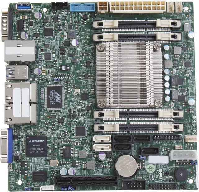 SUPERMICRO MBD-A1SAi-2750F-O Mini ITX Server Motherboard with Intel Atom  C2750 FCBGA1283